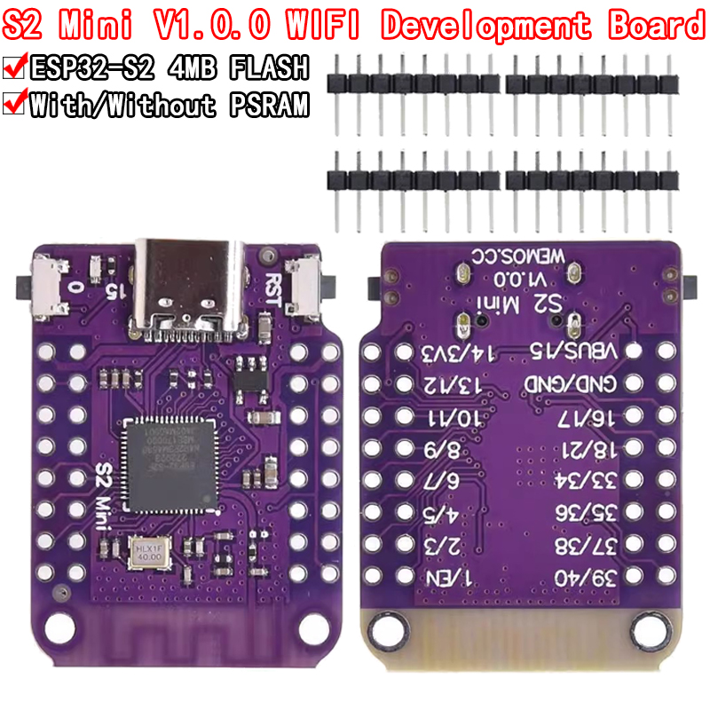 Esp32 S2 - ESP32 S2 Mini V1.0.0-carte LOLIN WIFI