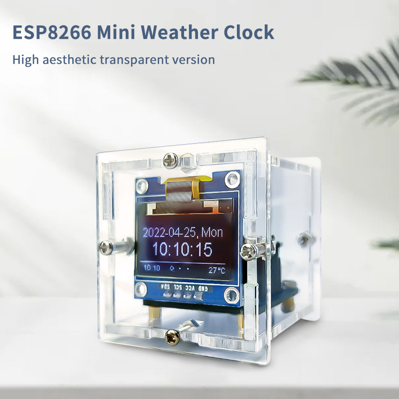 Kit d'horloge météo miniature  - Esp8266 avis et prix