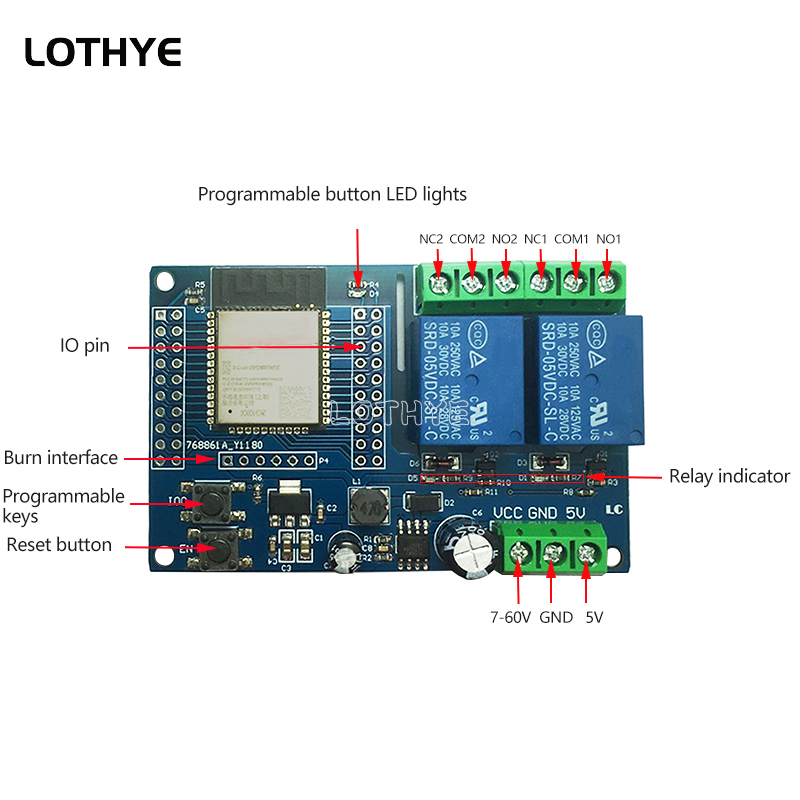 Module relais Wi-Fi et Bluetoo - Esp32 Wifi Bluetooth Module avis et prix