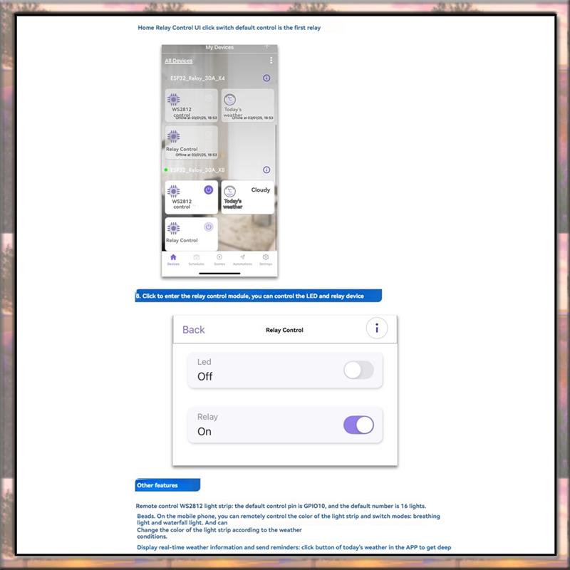BAAZ – Module de relais à 8 ca - Espressif Esp32 avis et prix