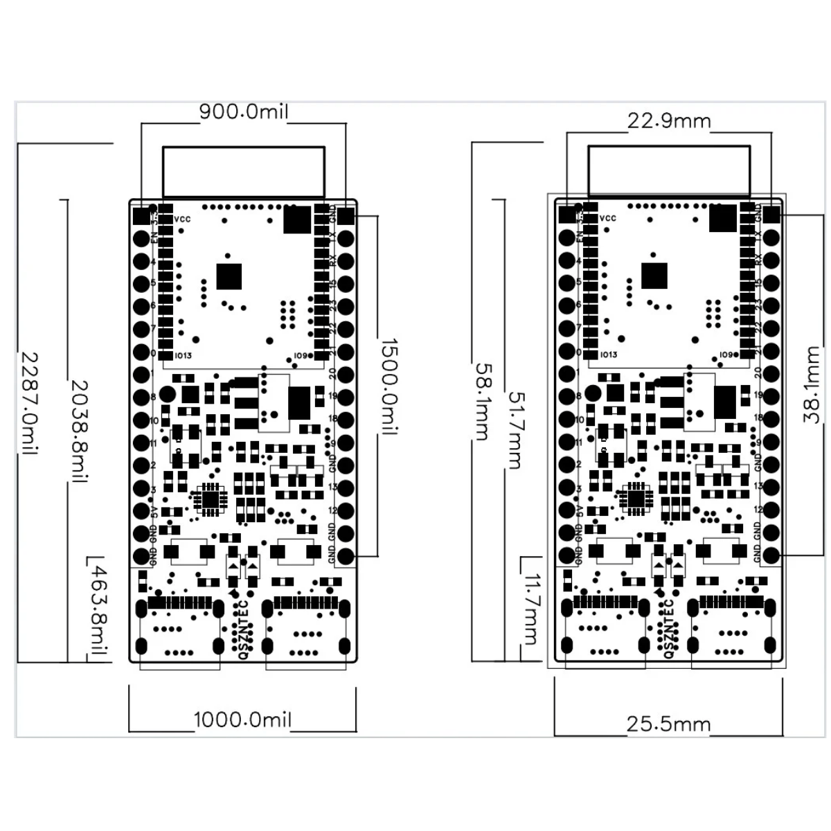 Carte de base ESP32-C6-DevKitC - Esp32 Devkit avis et prix